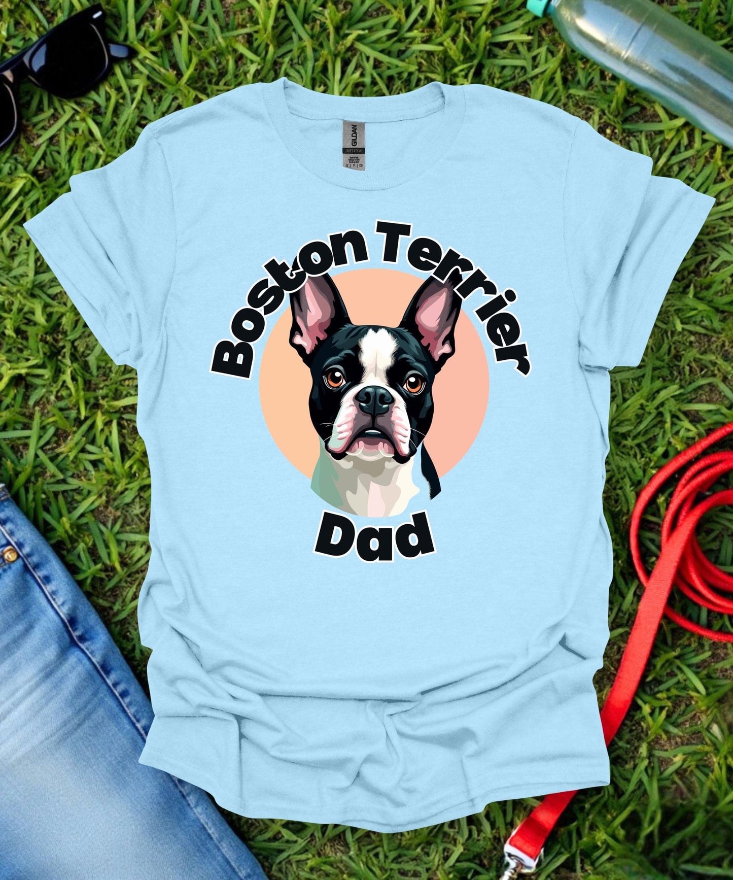 Boston Terrier Dad T-Shirt