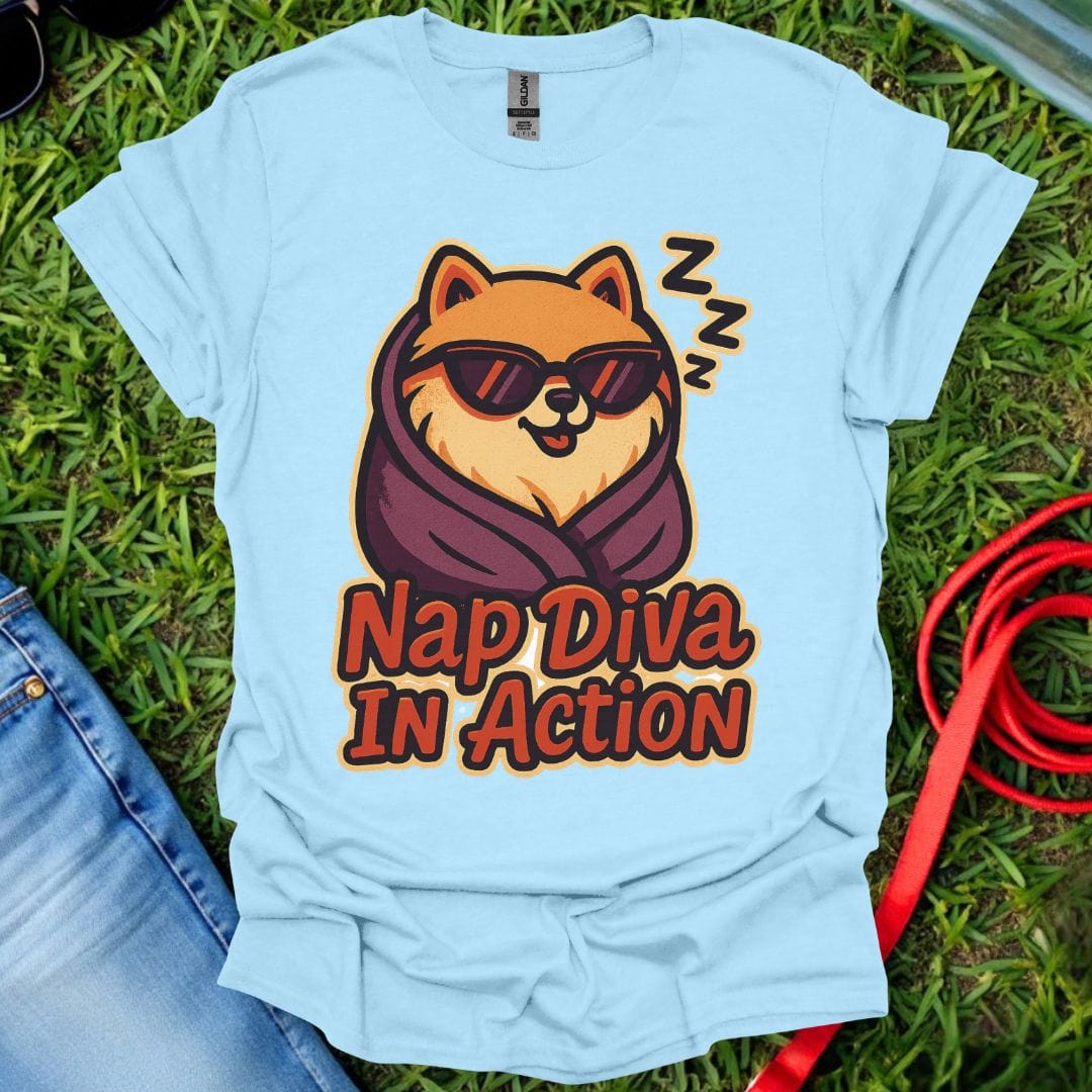 Pomeranian Nap Diva T-Shirt