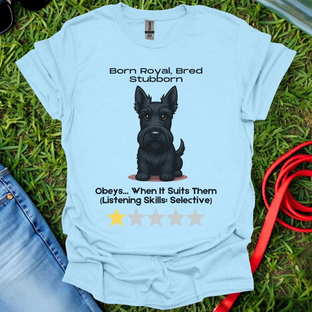 One Star Scottish Terrier Review T-Shirt