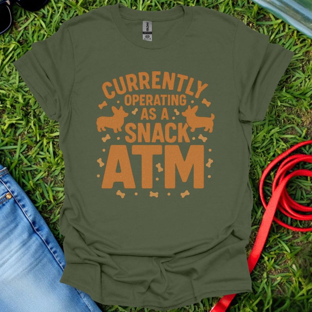 Corgi Snack ATM T-Shirt
