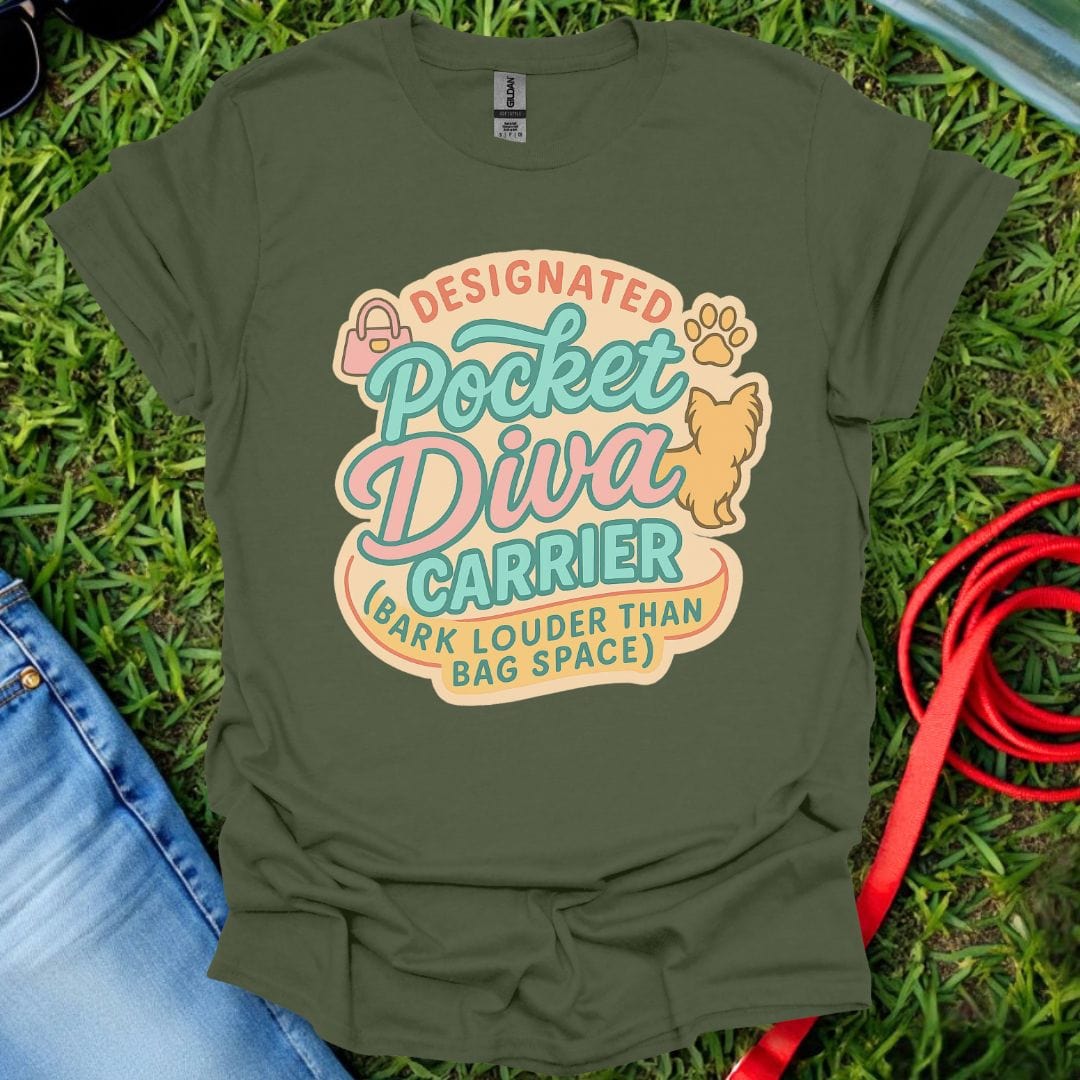 Yorkie Diva Carrier T-Shirt