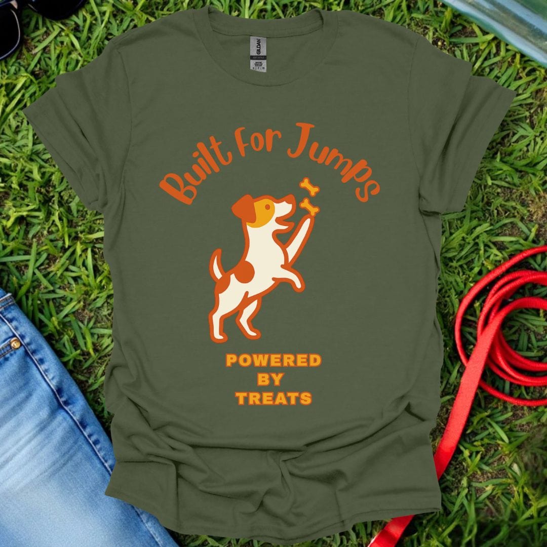 Jack Russell Powered By Treats T-Shirt