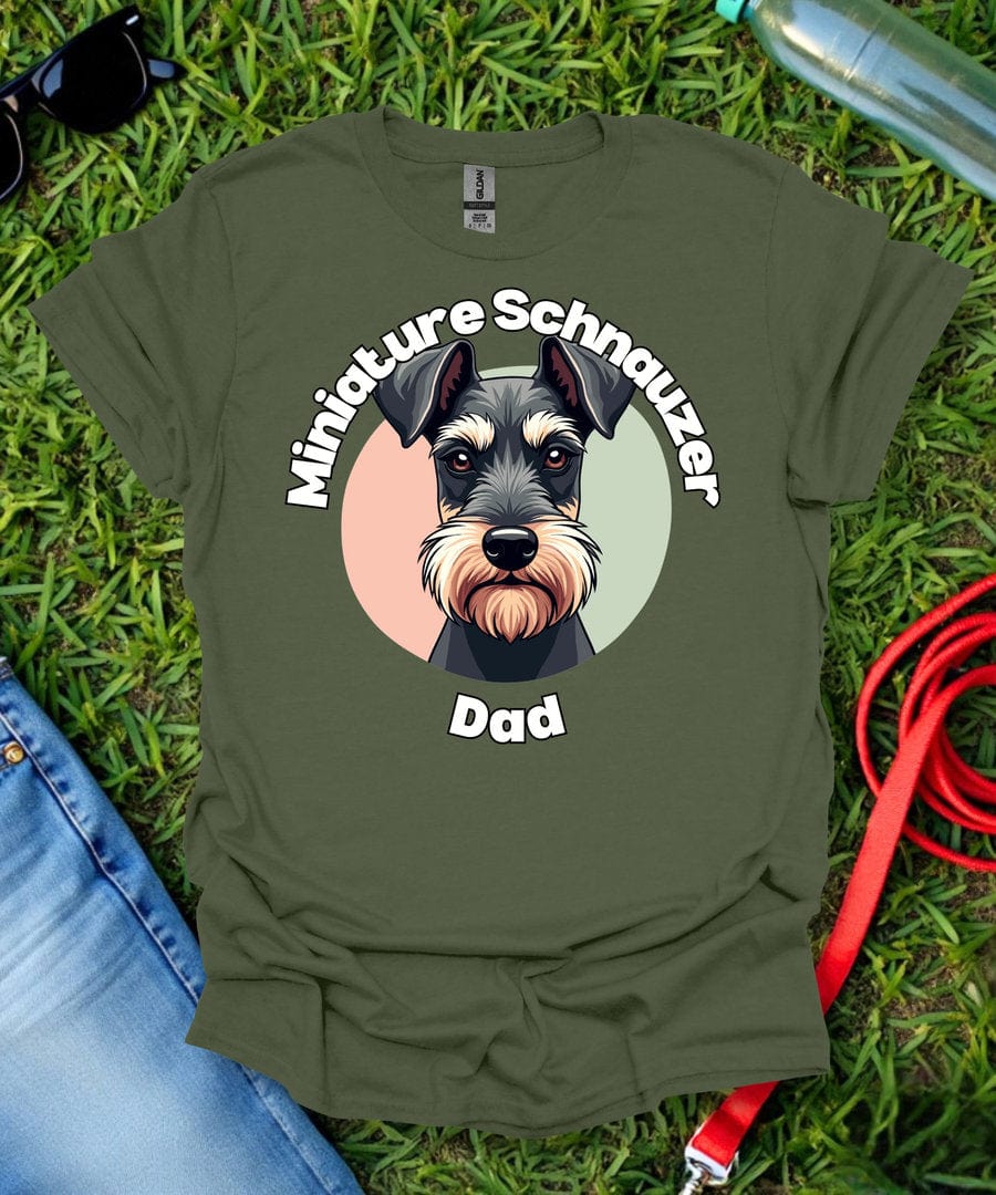Schnauzer Dad T-Shirt