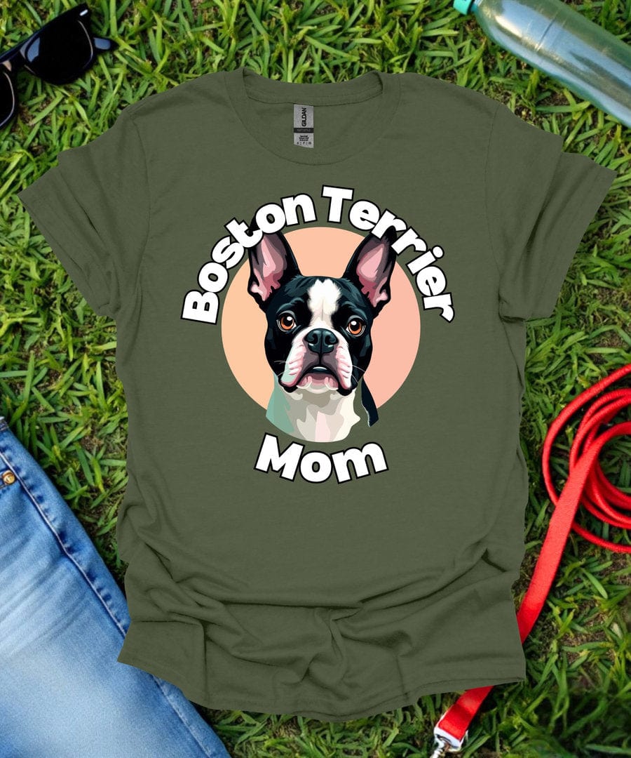 Boston Terrier Mom T-Shirt