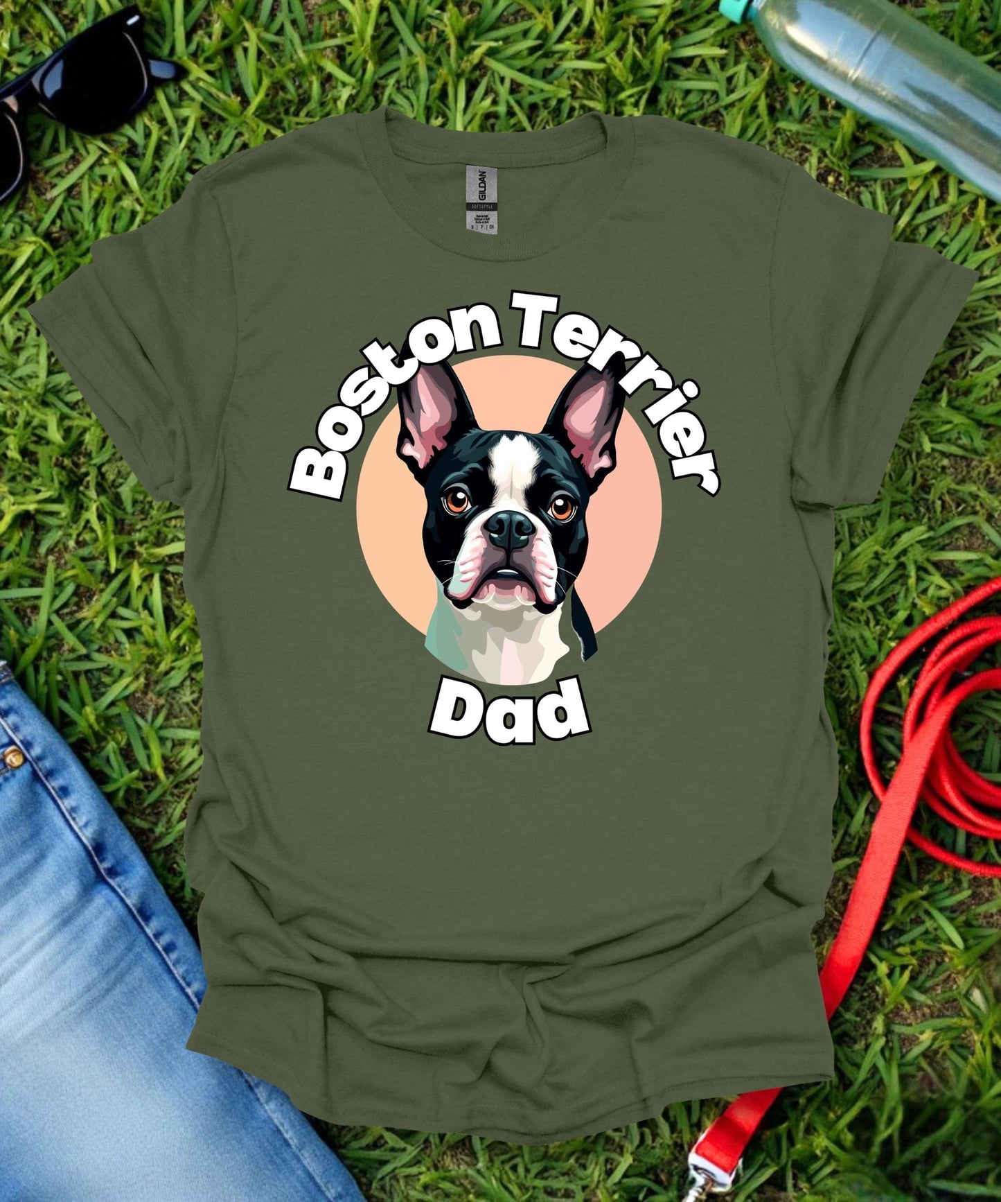 Boston Terrier Dad T-Shirt