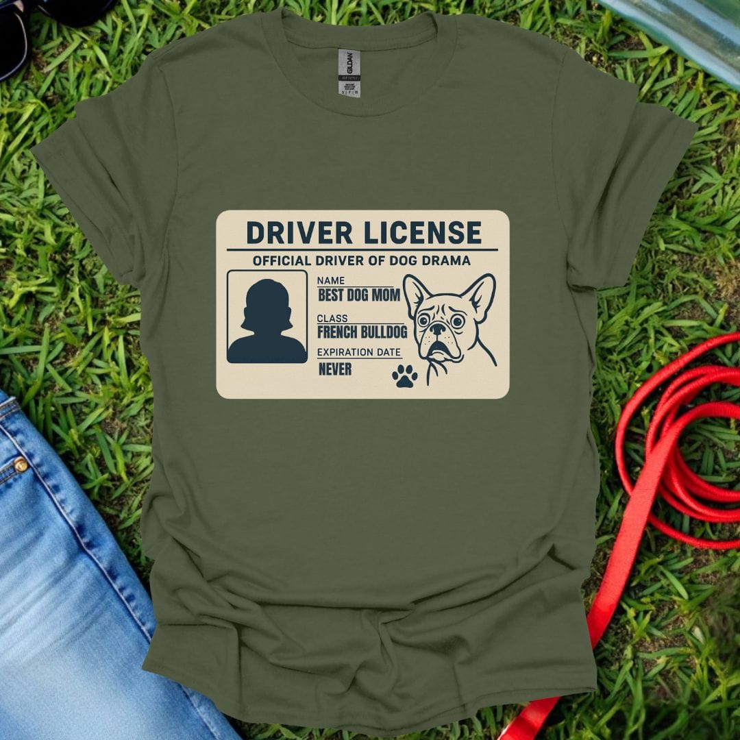 Frenchie License T-Shirt