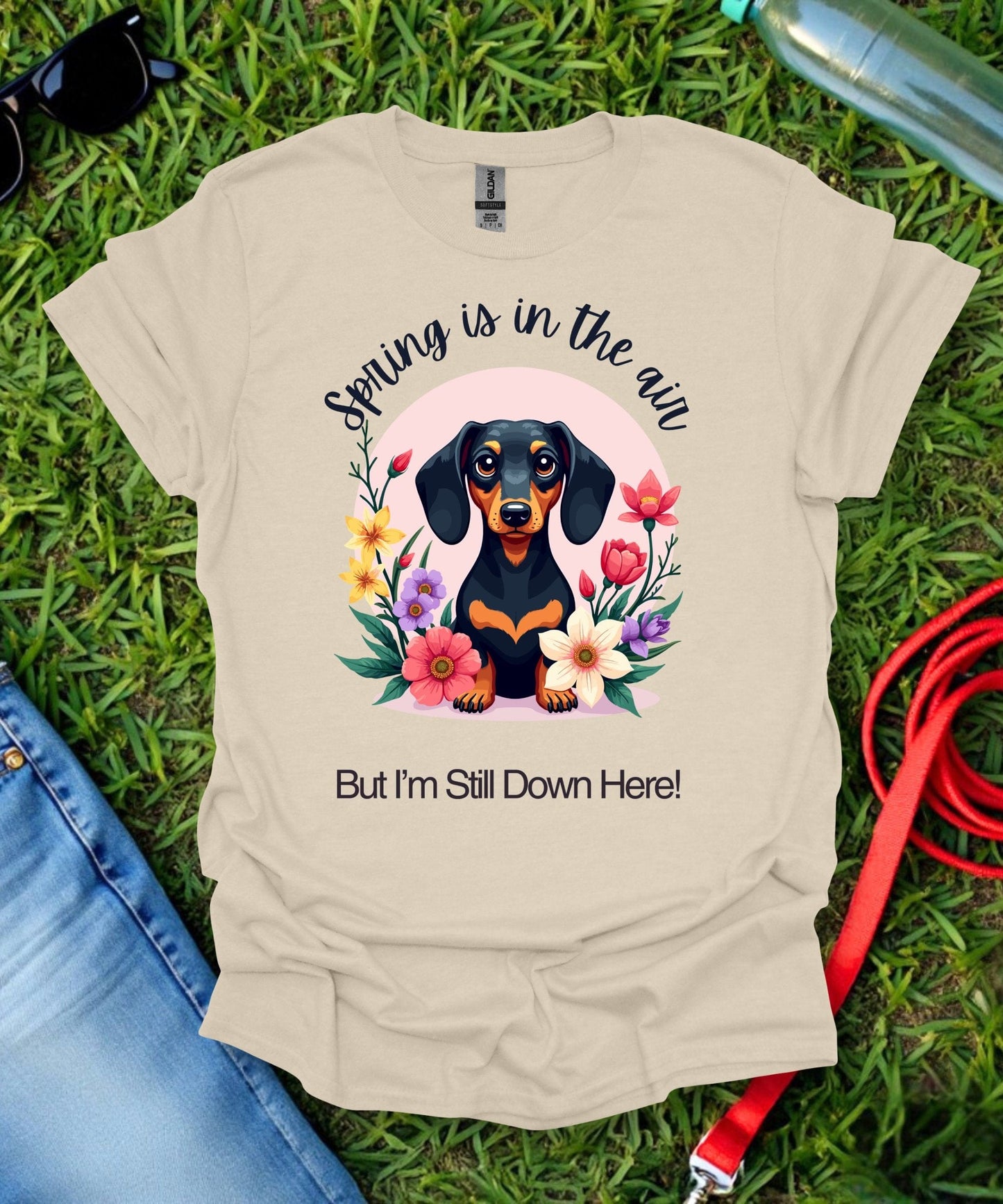 Dachshund (Short haired) Springtime T-Shirt