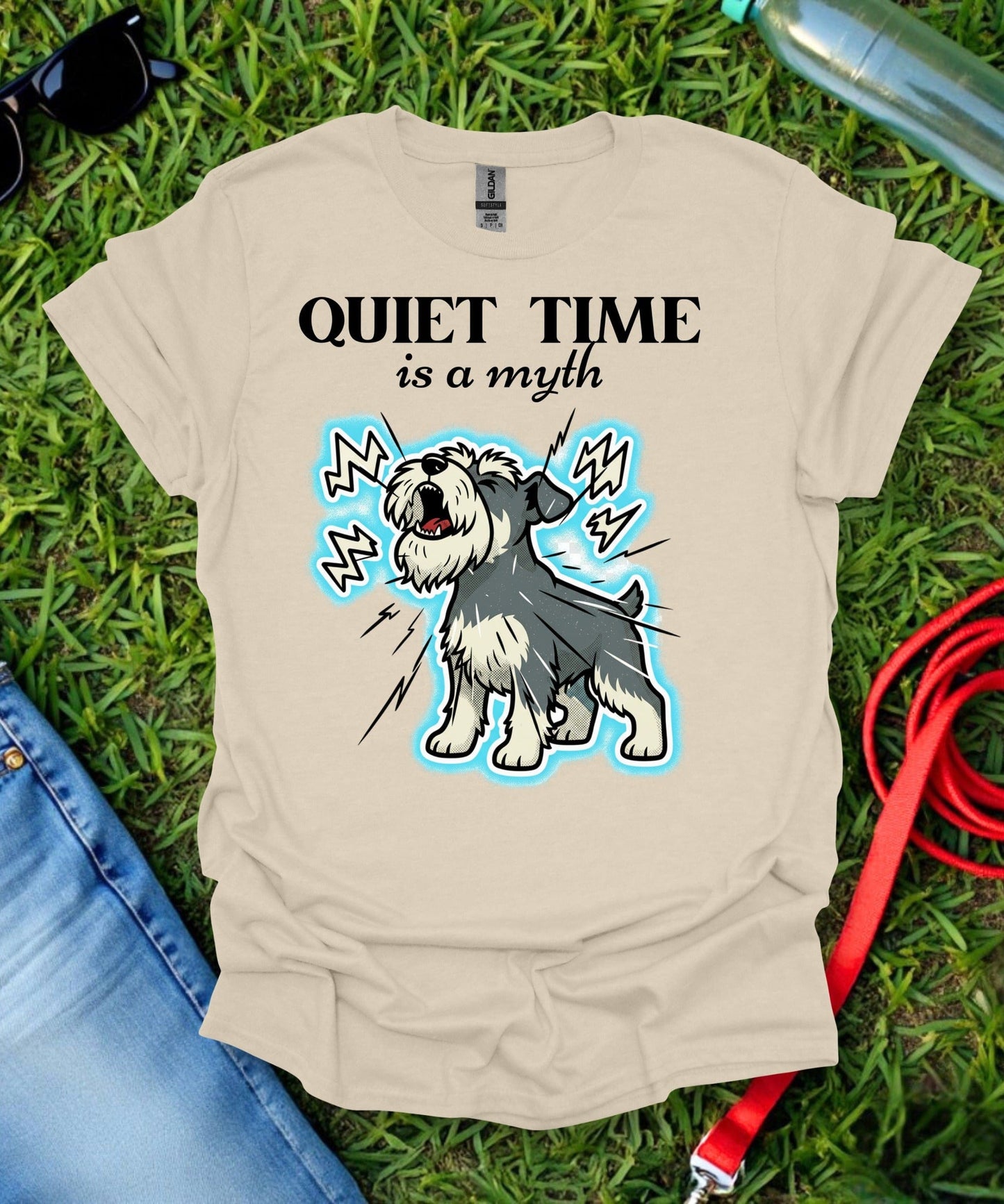 Schnauzer Quiet Time Myth T-Shirt