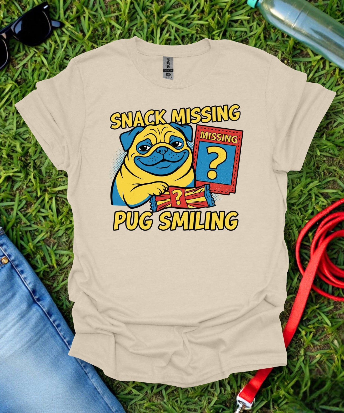 Pug Smiling T-Shirt