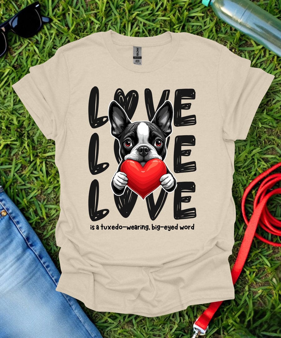 Boston Terrier Love T-Shirt