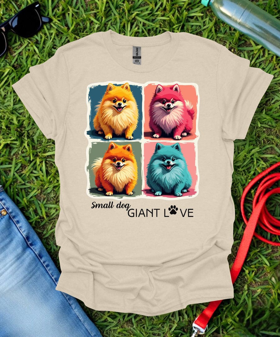 Giant Love Pomeranian T-Shirt