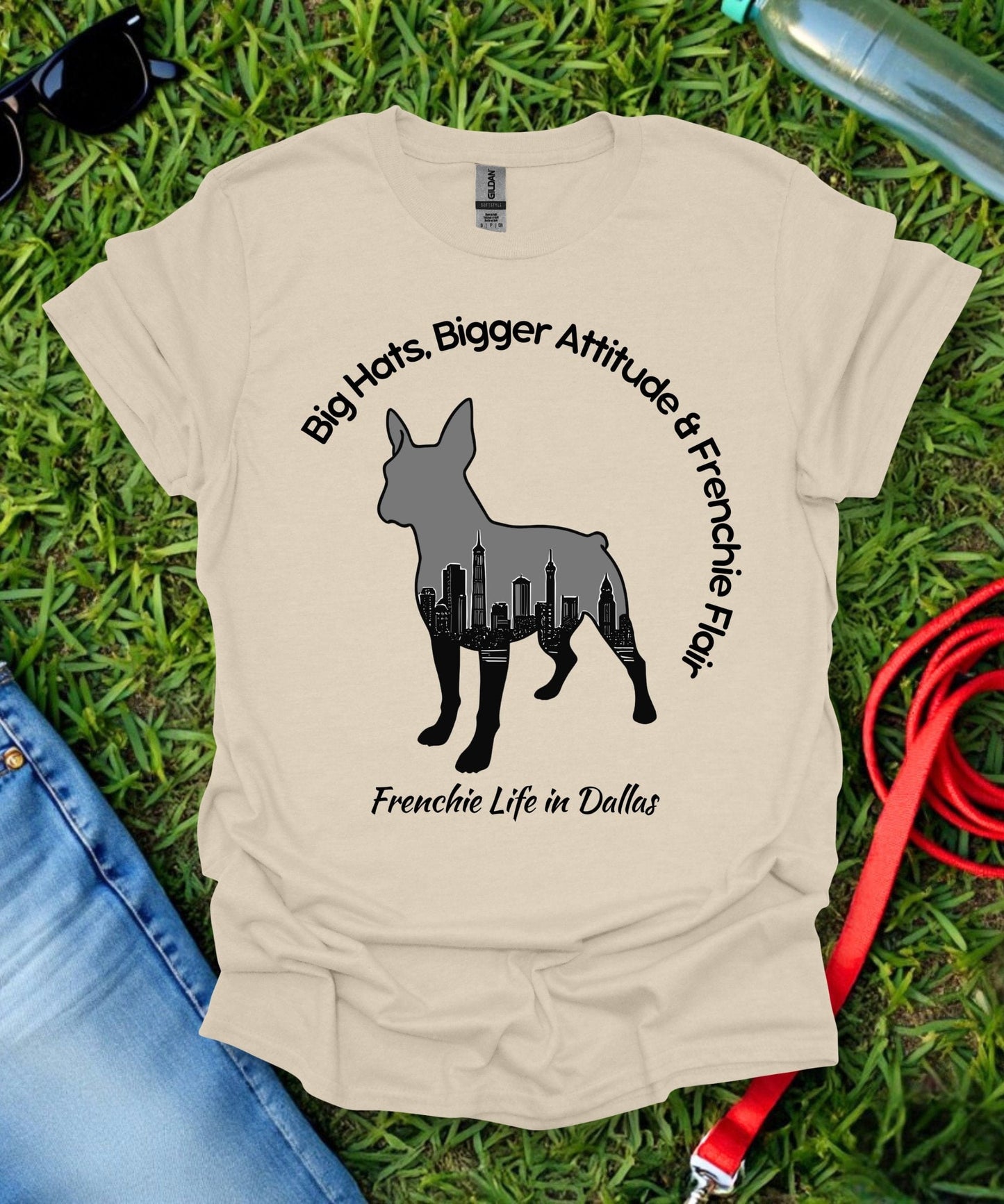 Frenchie in Dallas T-Shirt