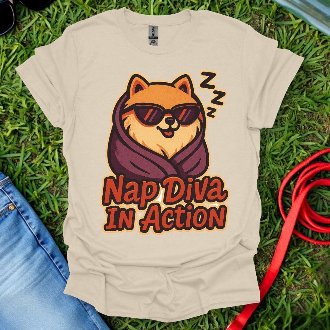 Pomeranian Nap Diva T-Shirt