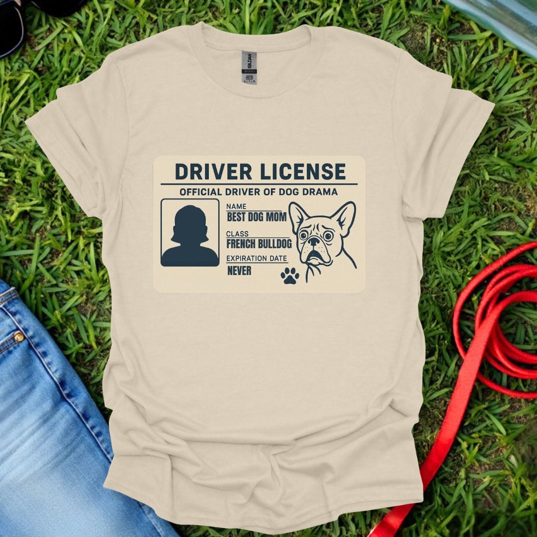 Frenchie License T-Shirt