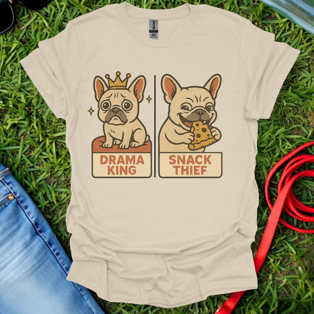 Frenchie Drama King T-Shirt