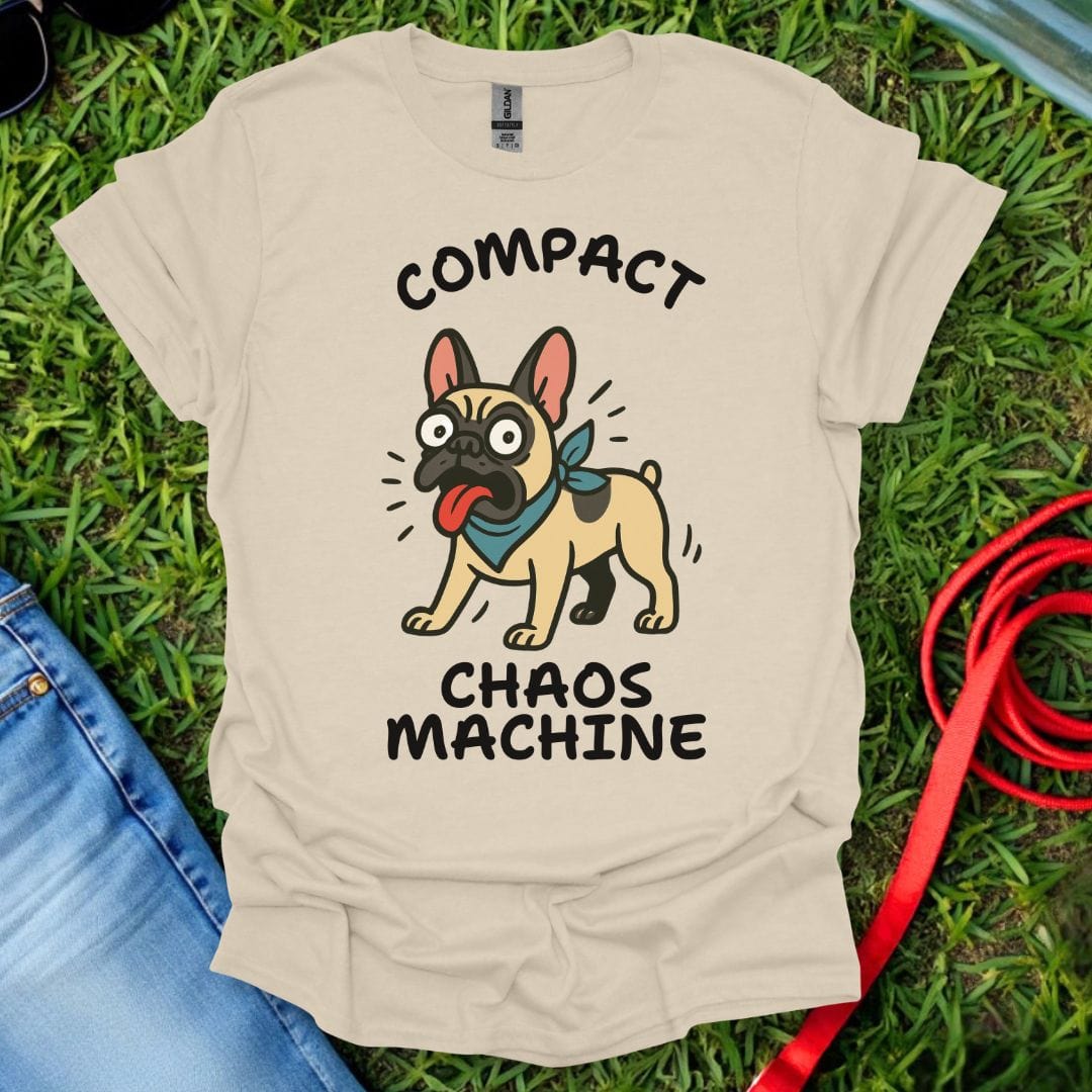 Frenchie Chaos Machine T-Shirt