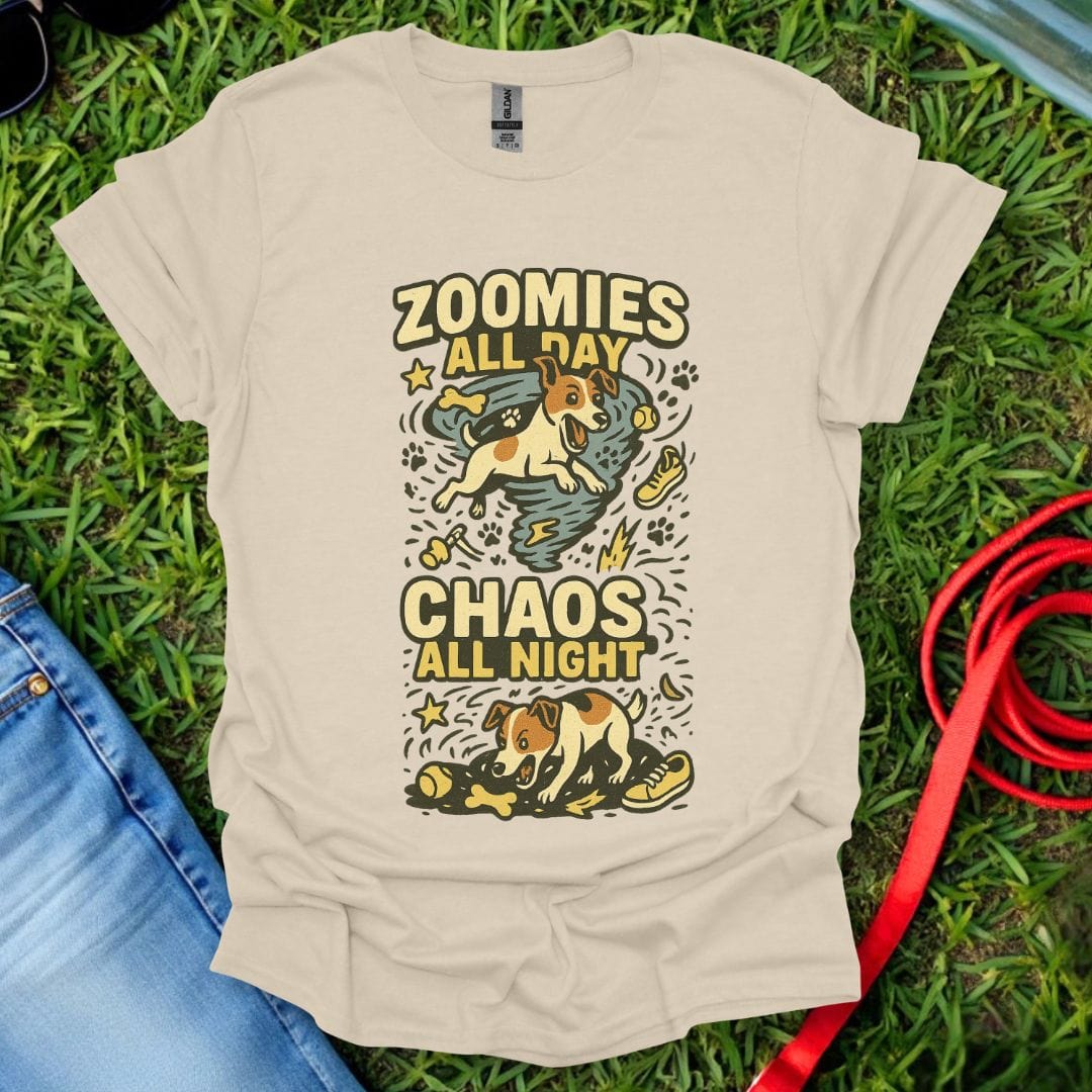 Jack Russell Zoomies All Day T-Shirt