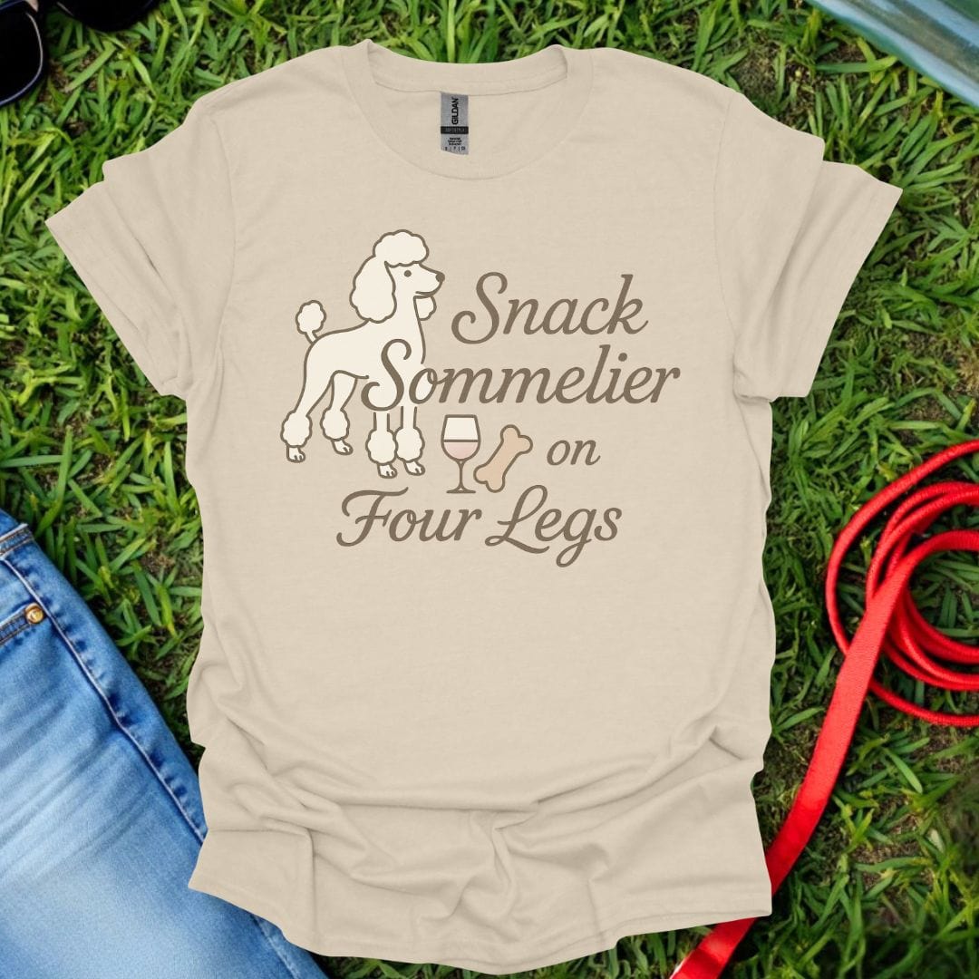 Poodle Snack Sommelier T-Shirt
