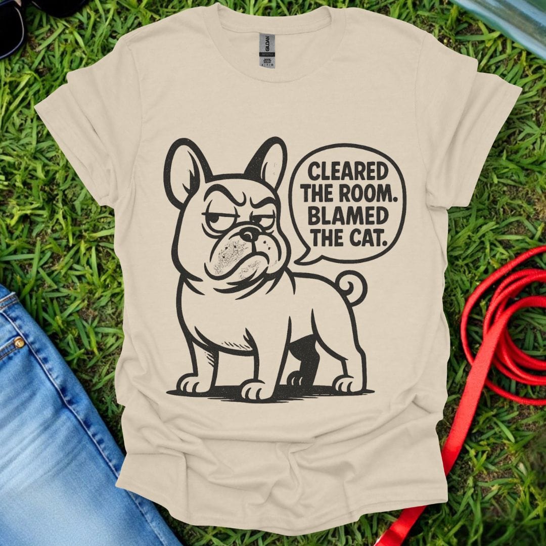 Blame The Cat Frenchie T-Shirt