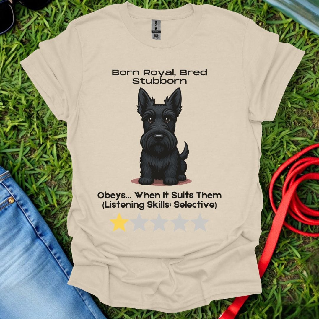 One Star Scottish Terrier Review T-Shirt