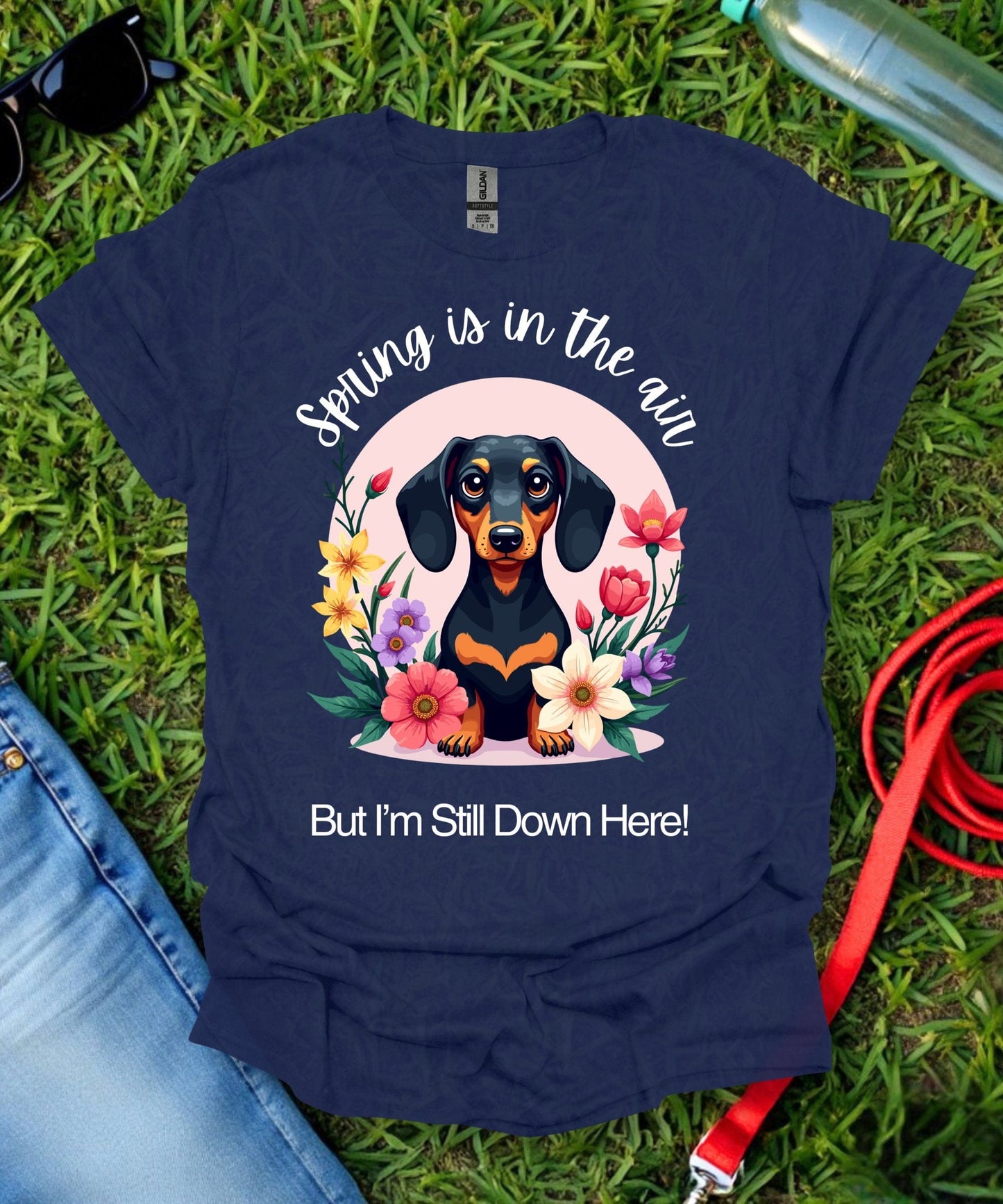 Dachshund (Short haired) Springtime T-Shirt