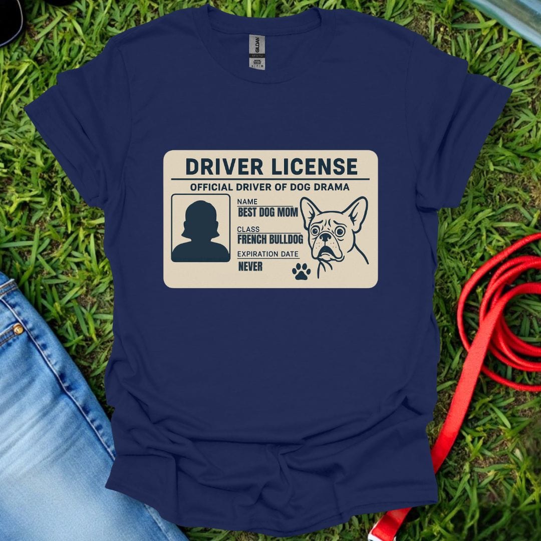 Frenchie License T-Shirt