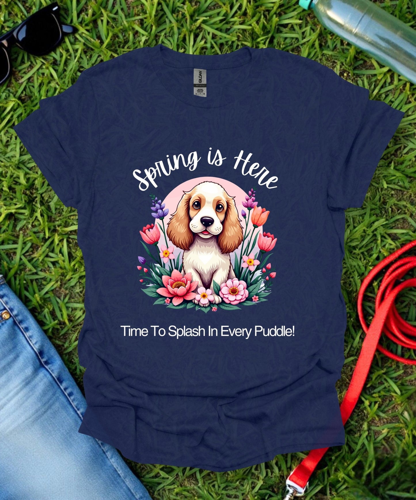 Spaniel Springtime T-Shirt