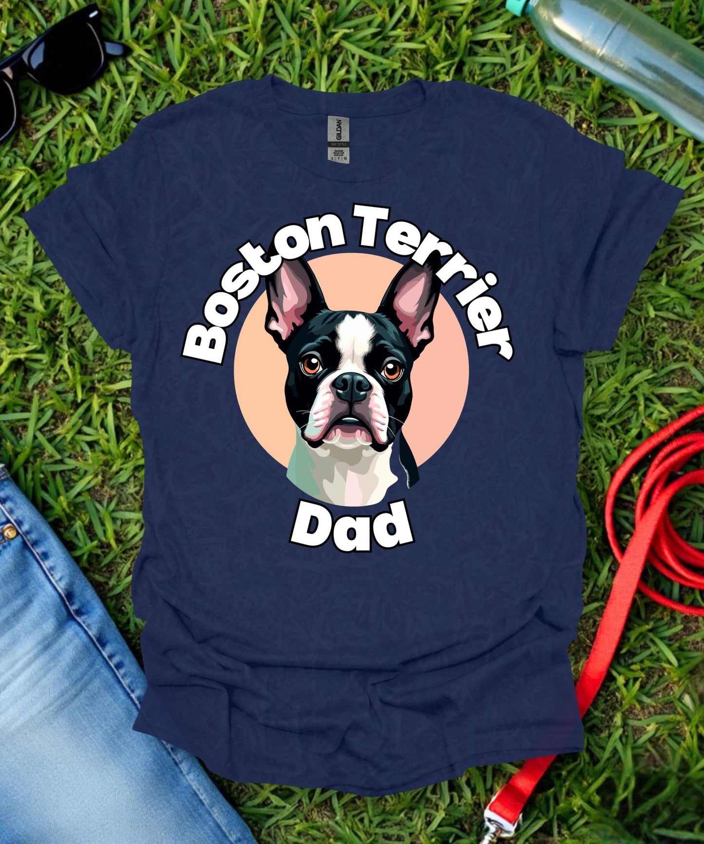 Boston Terrier Dad T-Shirt