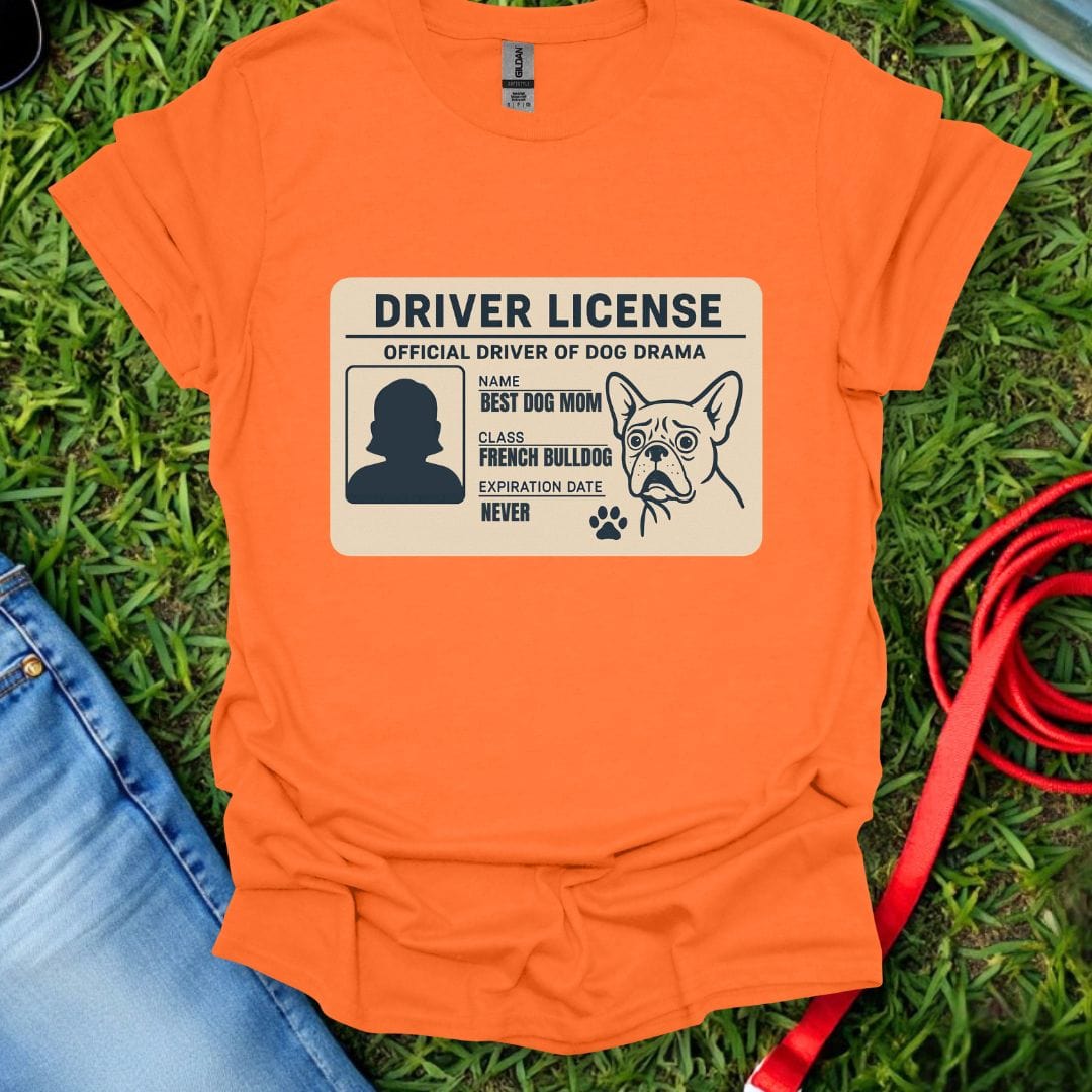 Frenchie License T-Shirt