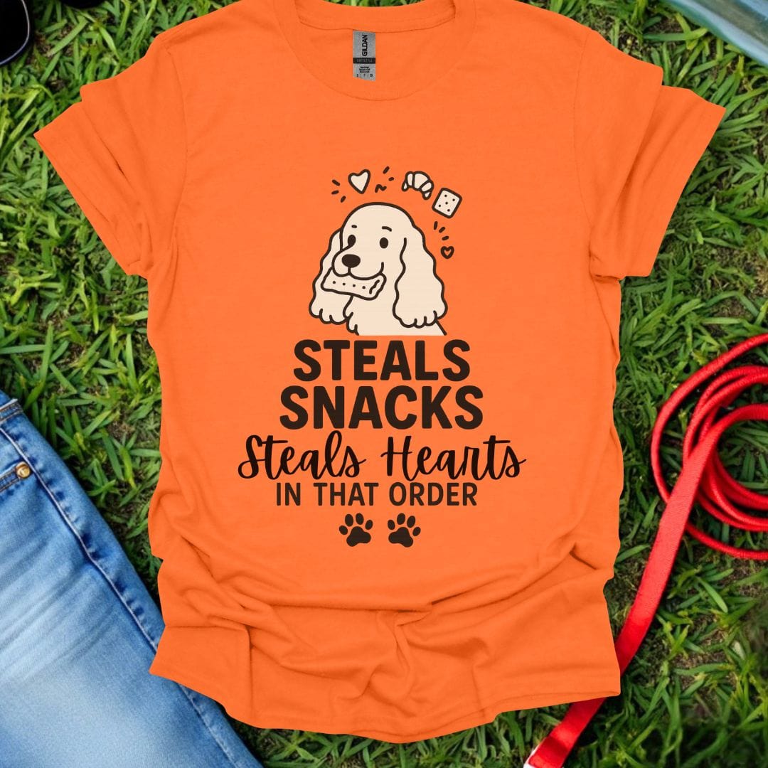 Cocker Steals Snacks T-Shirt