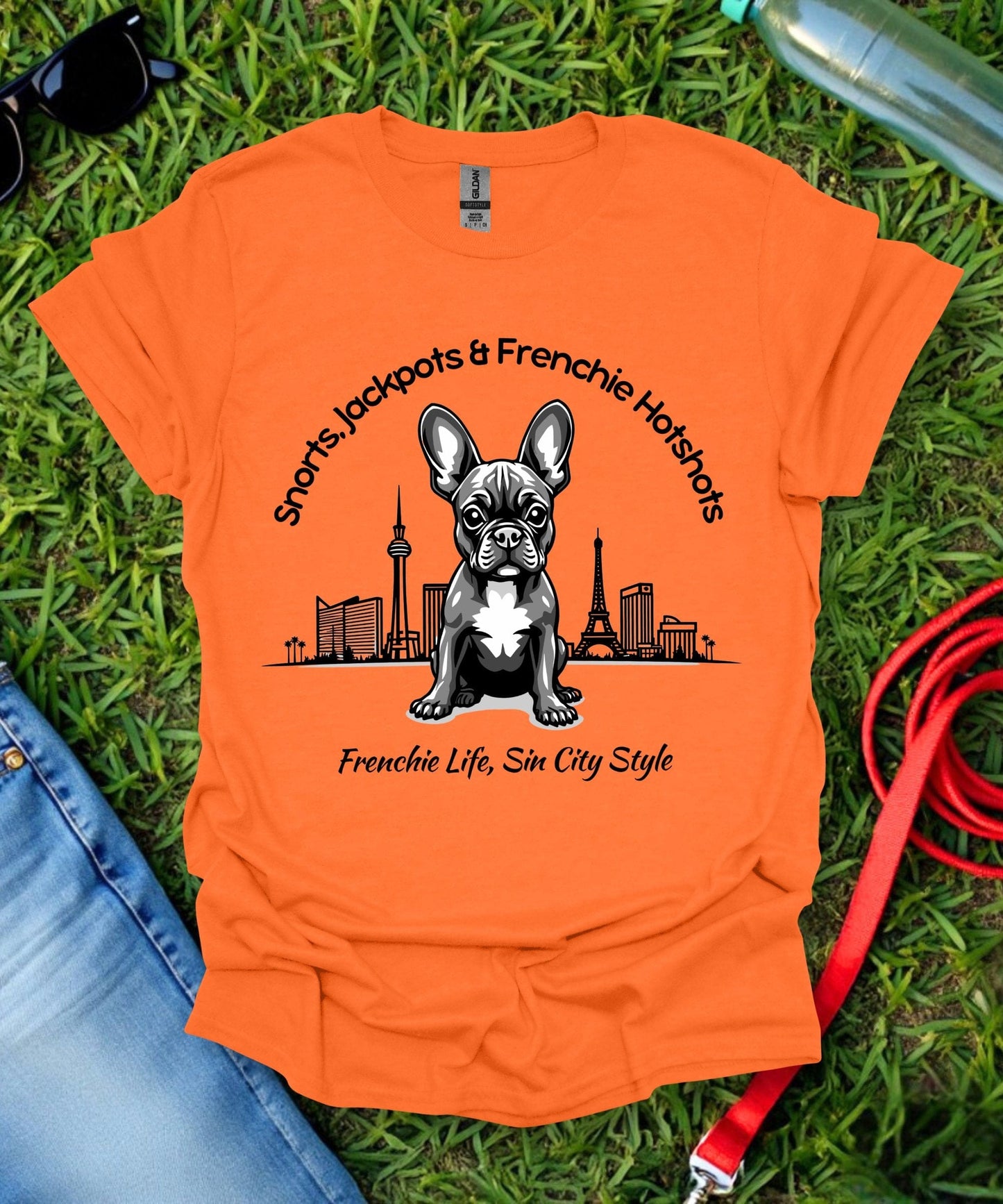 Frenchie in Las Vegas T-Shirt