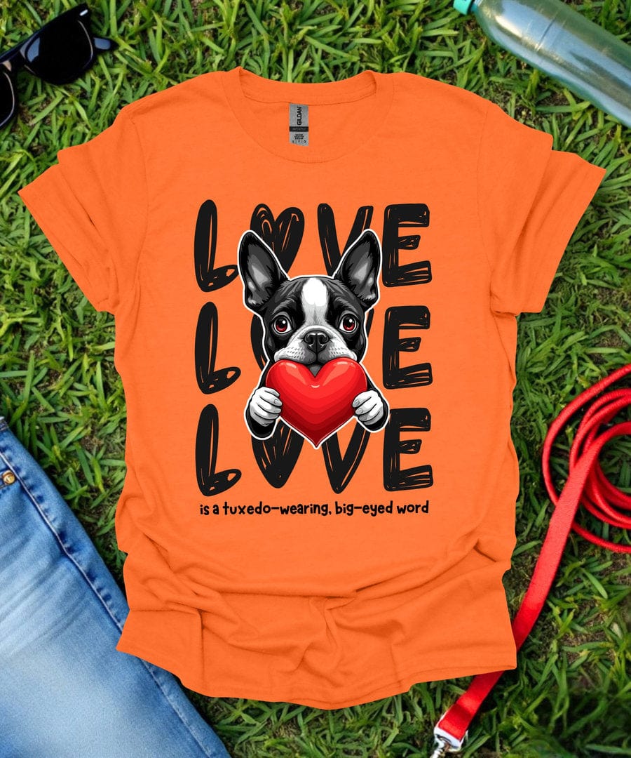 Boston Terrier Love T-Shirt
