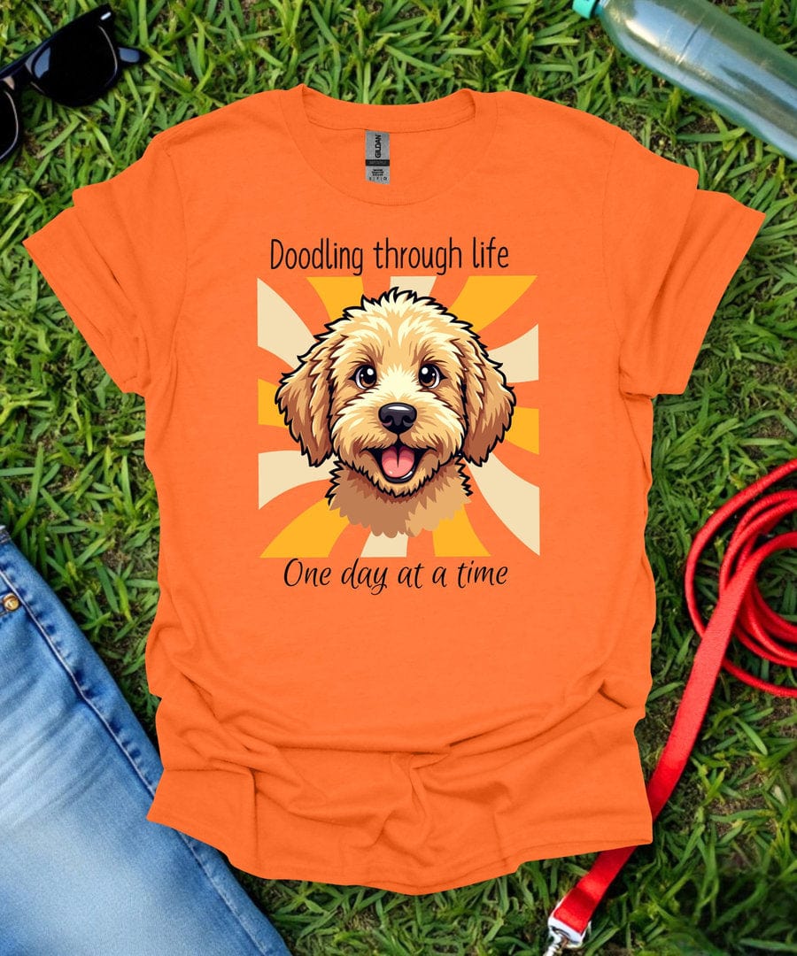 Doodling Through Life Goldendoodle T-Shirt