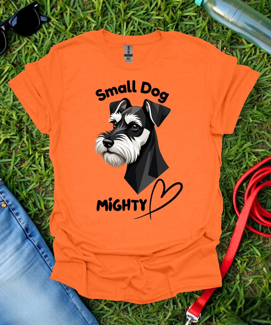 Small Dog Mighty Heart Schnauzer T-Shirt