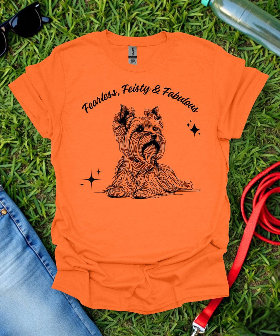 Fearless, Feisty & Fabulous Yorkie T-Shirt