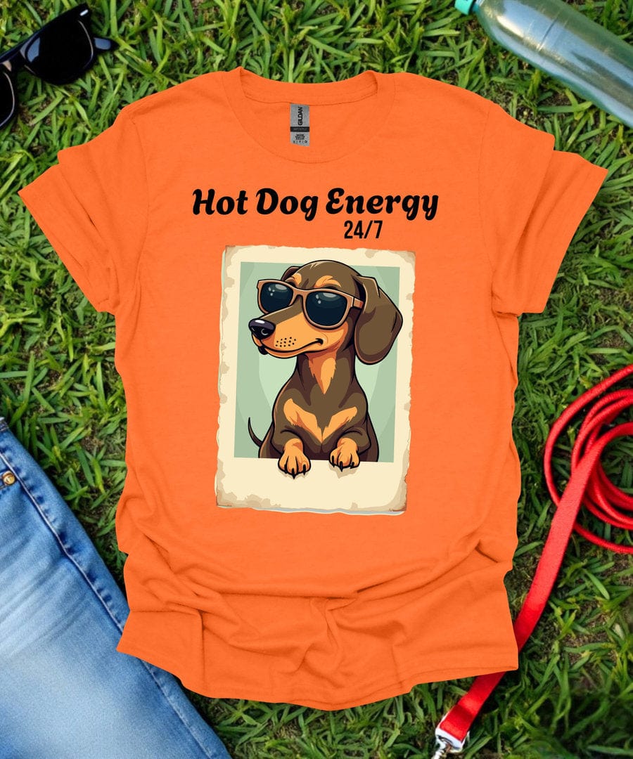 Hot Dog Energy Dachshund T-Shirt