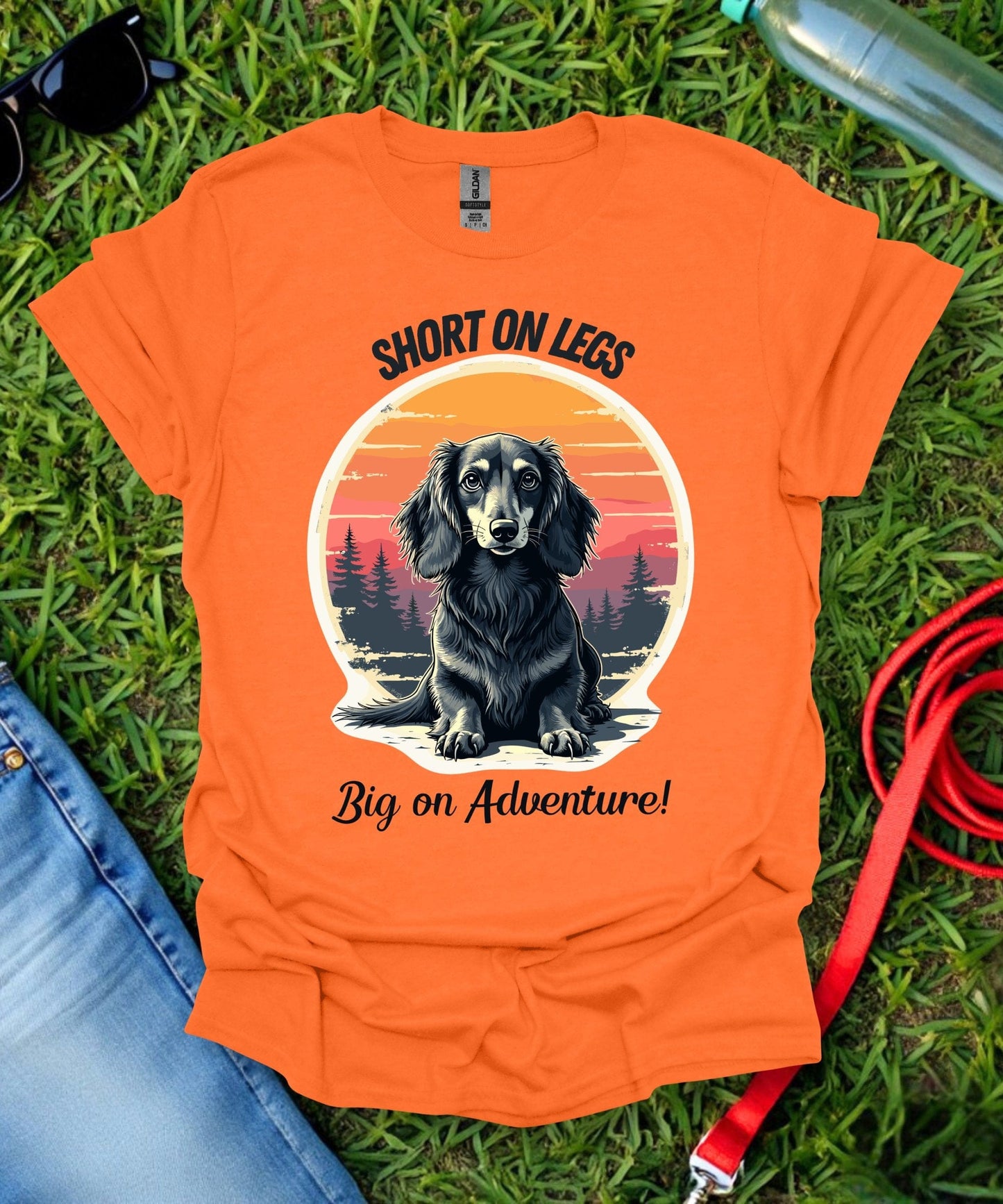 Adventure Dachshund (Long haired) T-Shirt