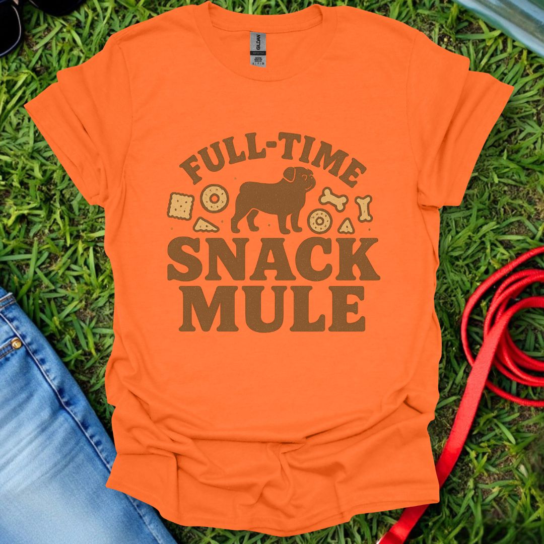 Pug Snack Mule T-Shirt