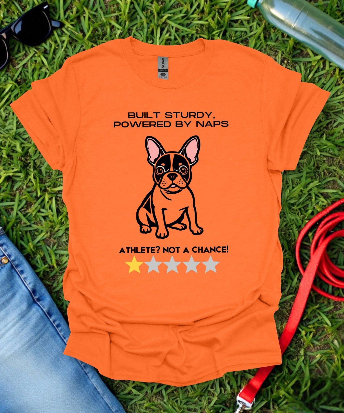 One Star French Bulldog Review T-Shirt