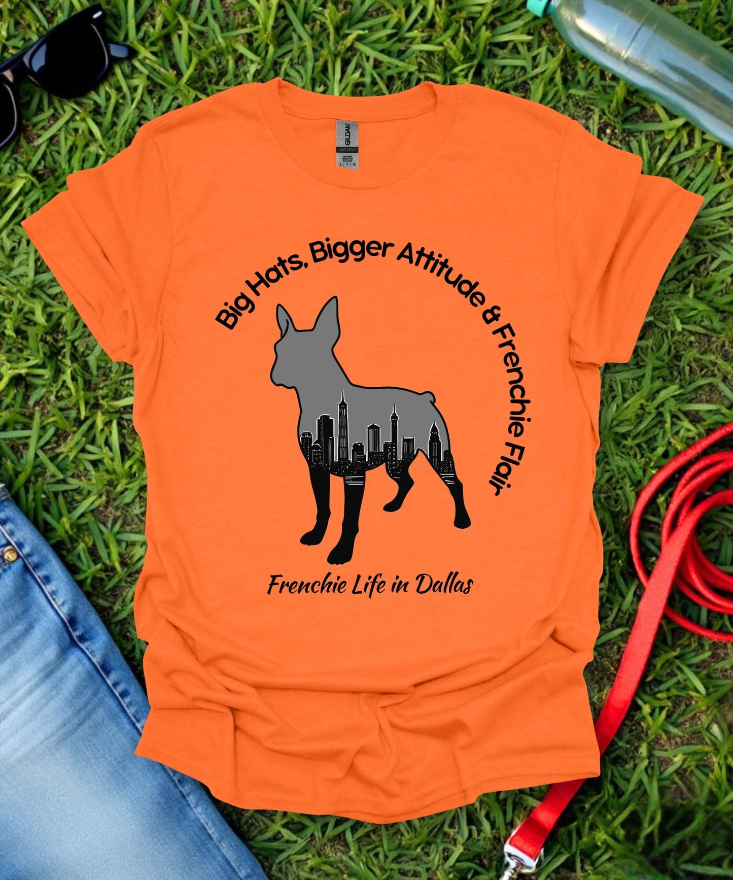 Frenchie in Dallas T-Shirt