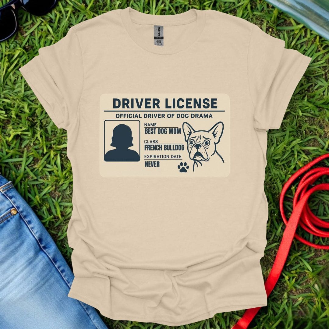 Frenchie License T-Shirt