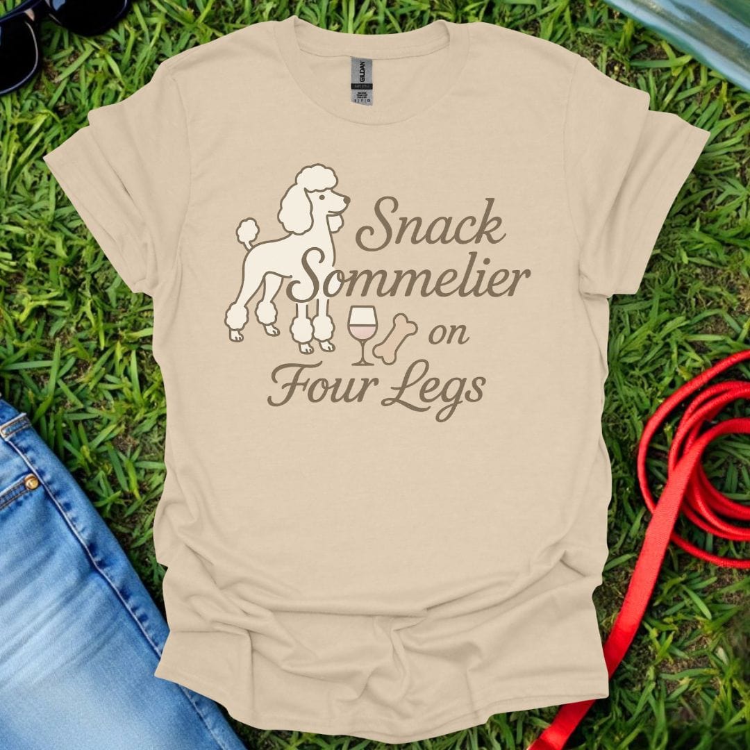Poodle Snack Sommelier T-Shirt