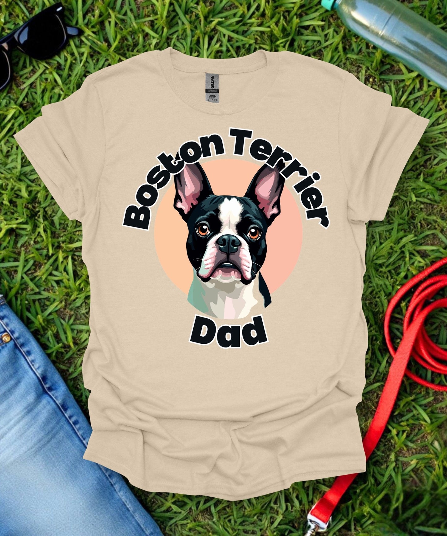 Boston Terrier Dad T-Shirt