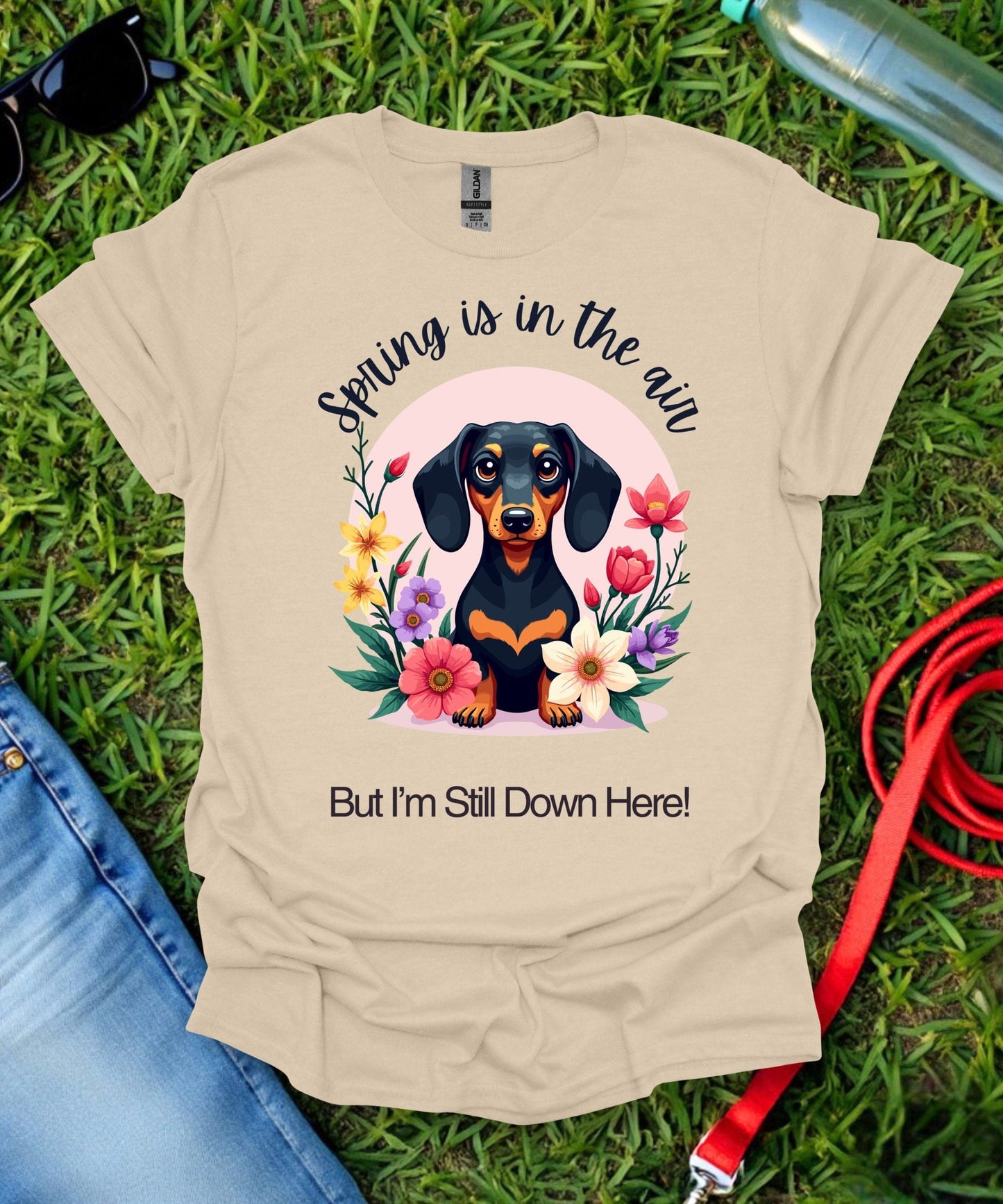 Dachshund (Short haired) Springtime T-Shirt