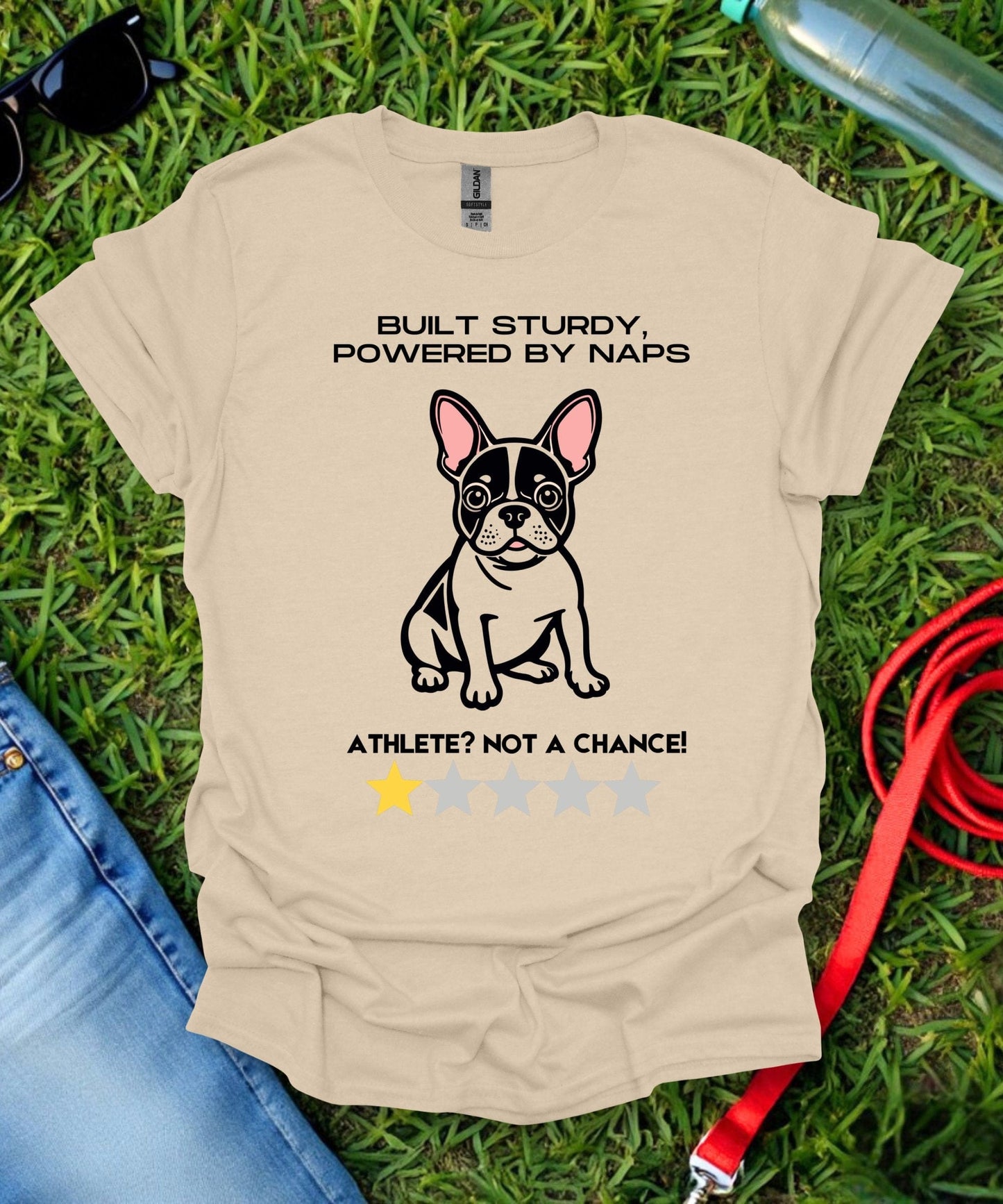 One Star French Bulldog Review T-Shirt