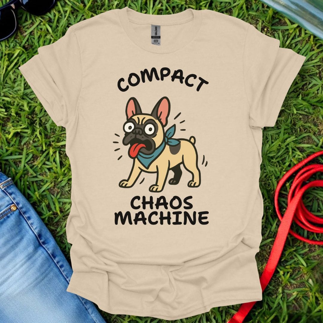 Frenchie Chaos Machine T-Shirt