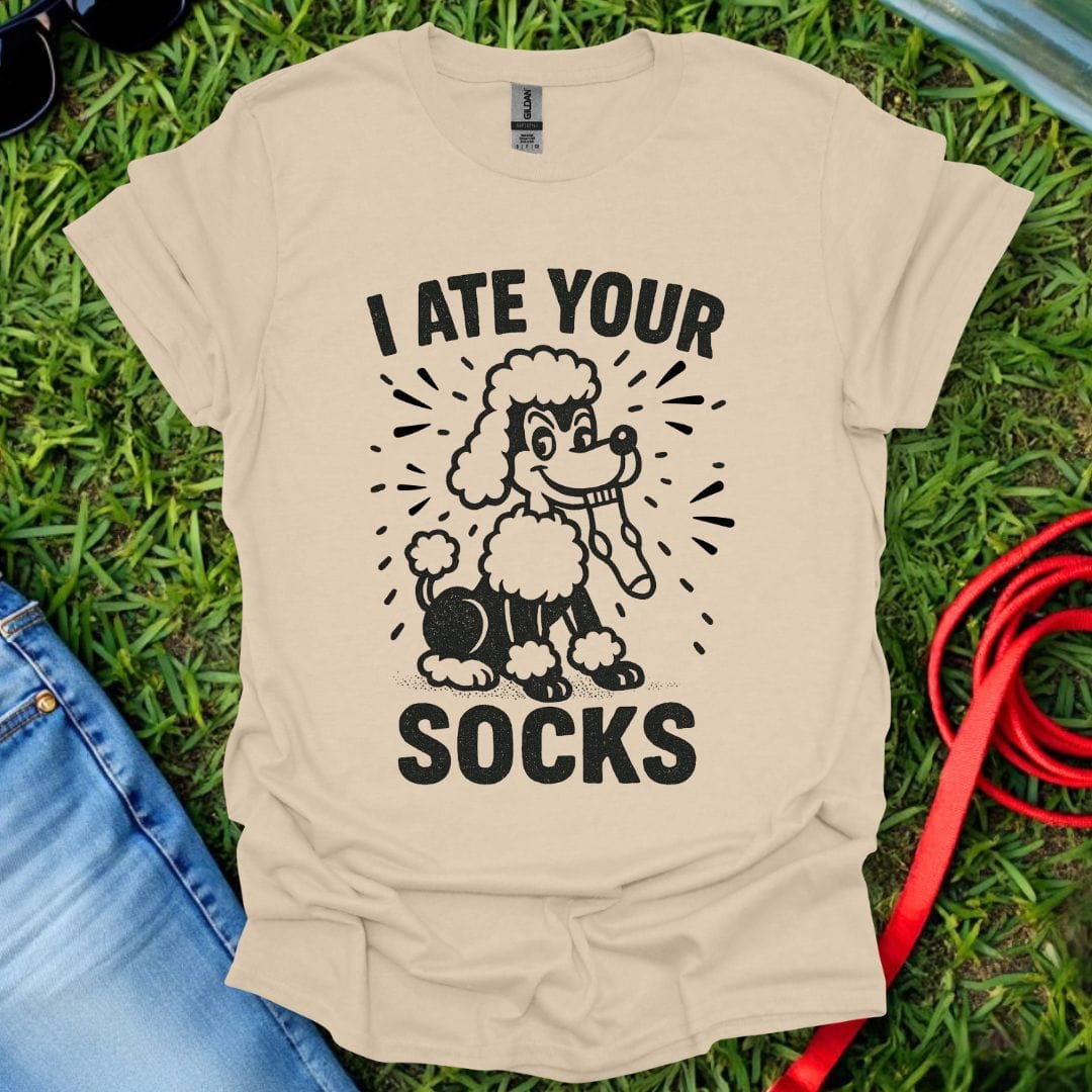 Poodle Ate Socks T-Shirt