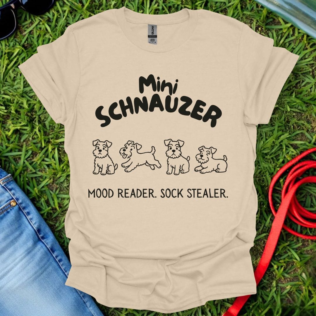 Sock Stealer Schnauzer T-Shirt