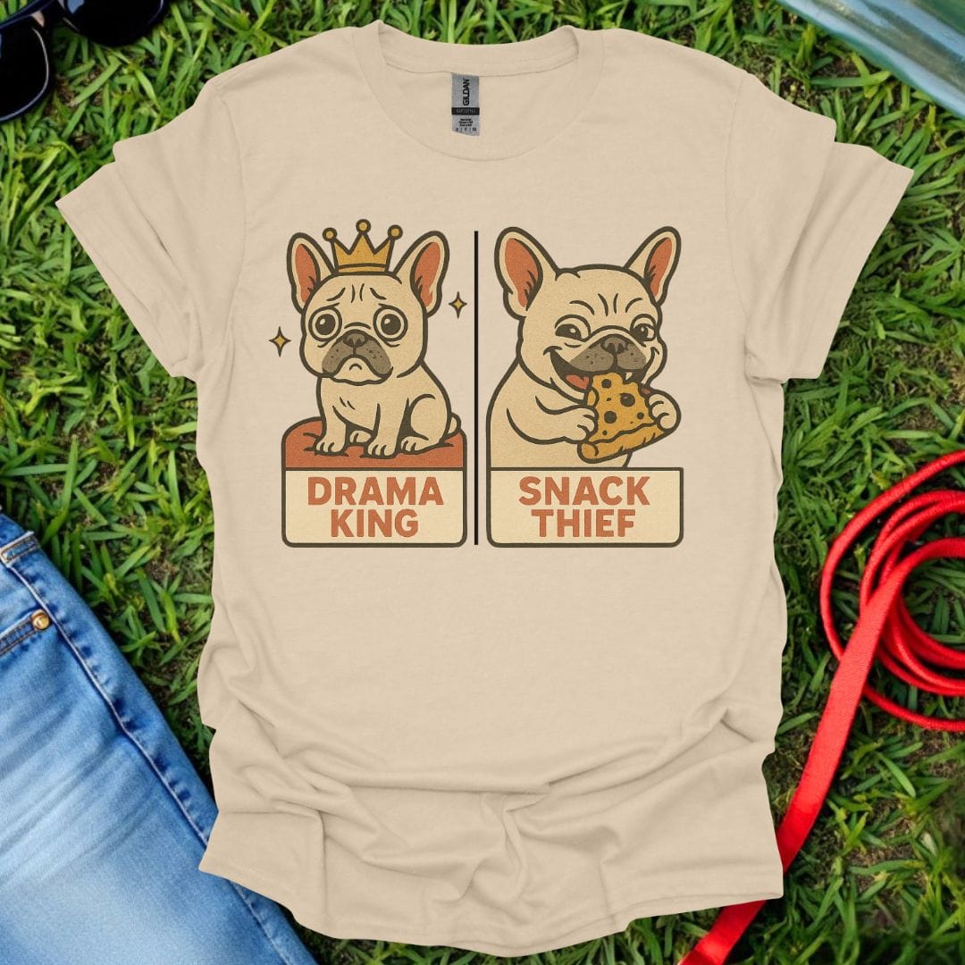Frenchie Drama King T-Shirt