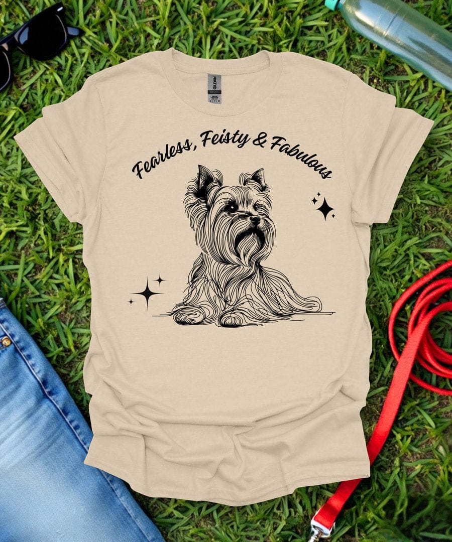 Fearless, Feisty & Fabulous Yorkie T-Shirt